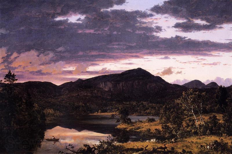 Frederic Edwin Church Lake Scene in Mount Desert Spain oil painting art